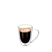 Wilmax 200ml Double-Wall Glass Cup