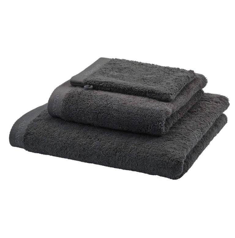 Aquanova Milan Dark Gray Bath Towel - 70 x 140 cm