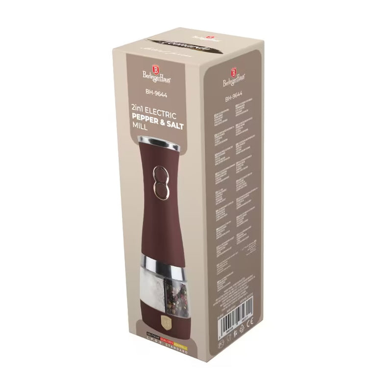 Berlinger Haus 2-in-1 Electric Pepper & Salt Mill - Leonardo