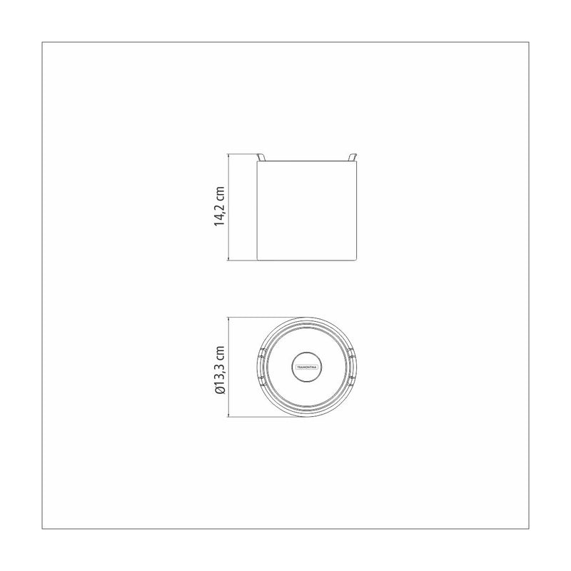 Tramontina Freezinox 1.5L Steel Round Food Container