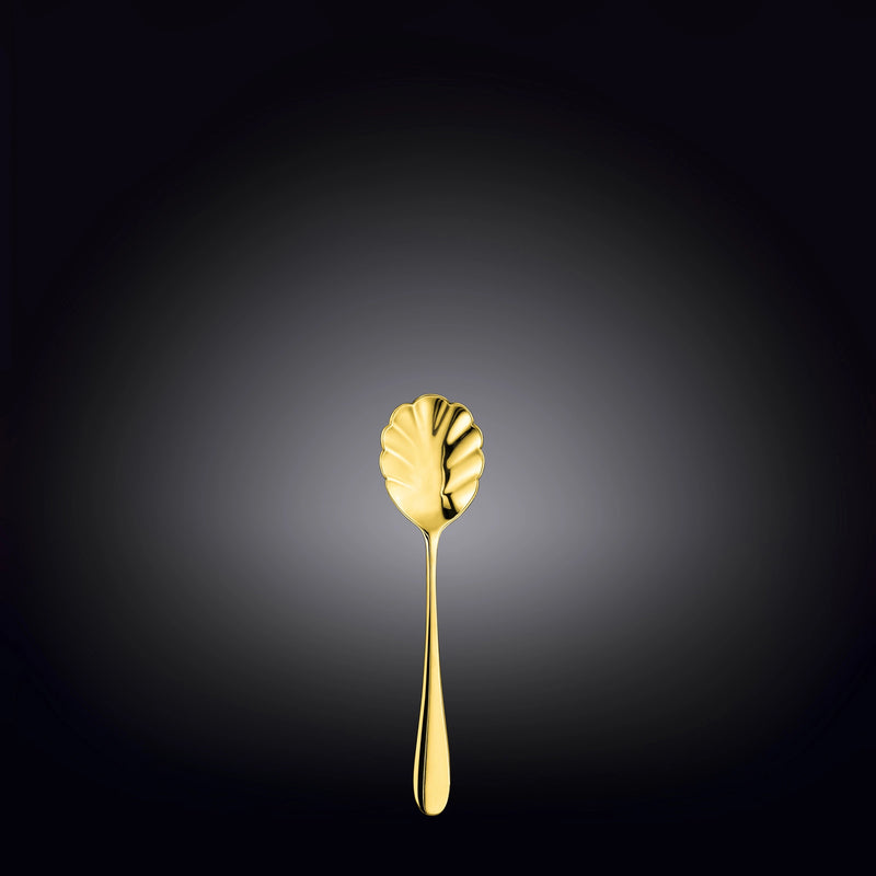 Wilmax Stella 11cm Condiment Spoon - Gold
