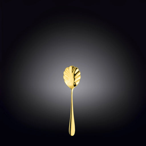 Wilmax Stella 11cm Condiment Spoon - Gold