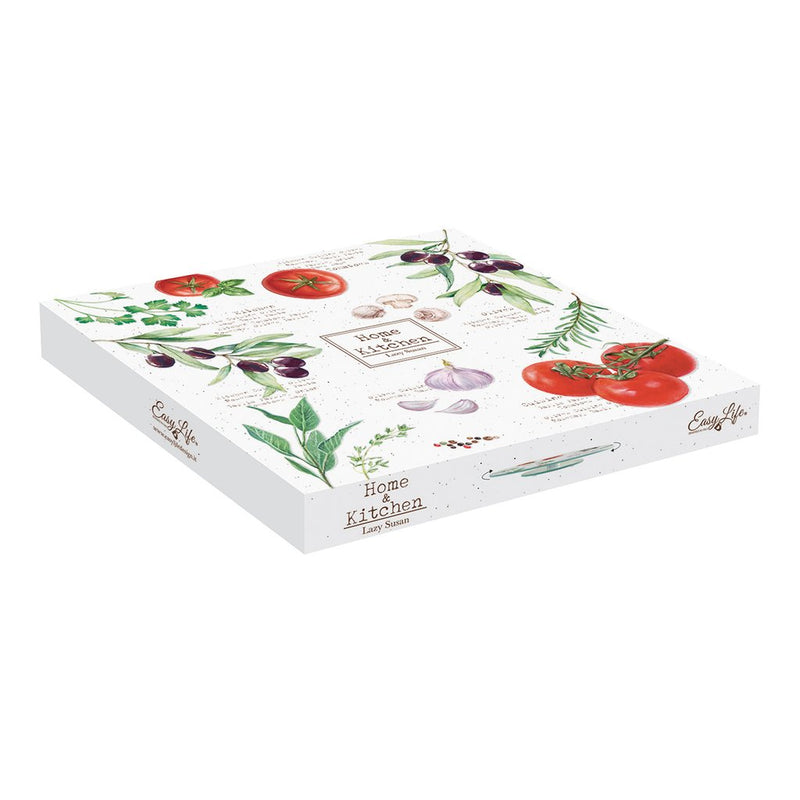 Easy Life Home & Kitchen 32cm Revolving Platter - Multicolored
