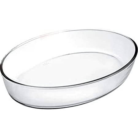 Ibili 40x27cm Oval Glass Tray