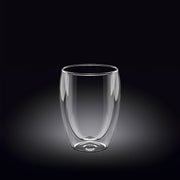 Wilmax 200ml Double-Wall Glass Tumbler