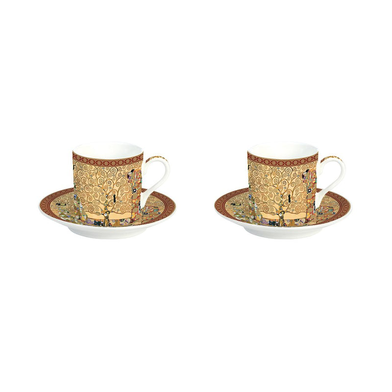 Easy Life Tree of Life 4-Piece 75ml Coffee Set in Box