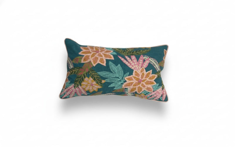ARMN House Warming 30x50cm Floral Cusion Cover - Green