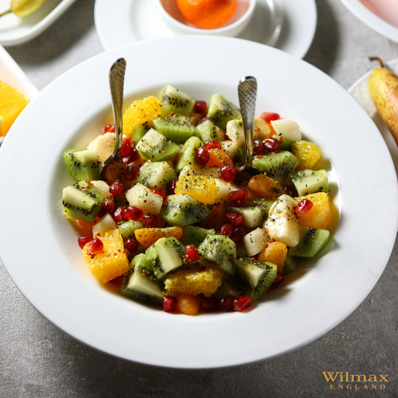 Wilmax Stella Pro 25.5cm Deep Plate - White