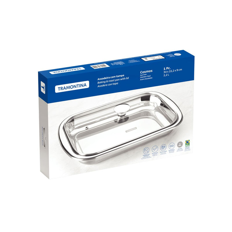 Tramontina Cosmos 34x22cm Steel Roast Pan