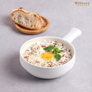 Wilmax 450ml Baking Dish with Handle - White