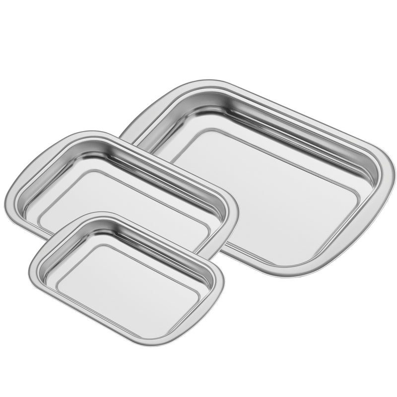 Tramontina Cosmos 3-Piece Steel Roast Pan Set