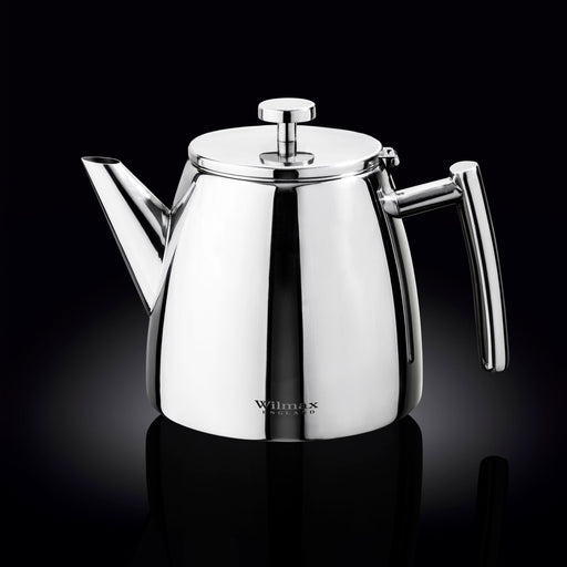 Wilmax Double-Wall 1200ml Steel Teapot