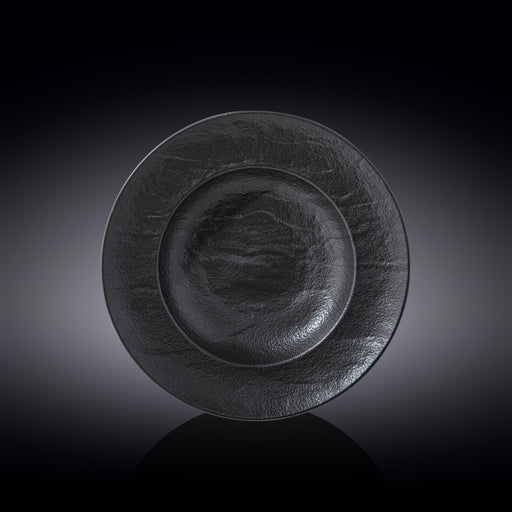 Wilmax SlateStone 25.5cm Deep Plate - Black