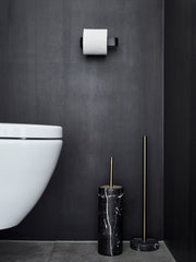 Aquanova Nero Spare Toilet Paper Holder - Black