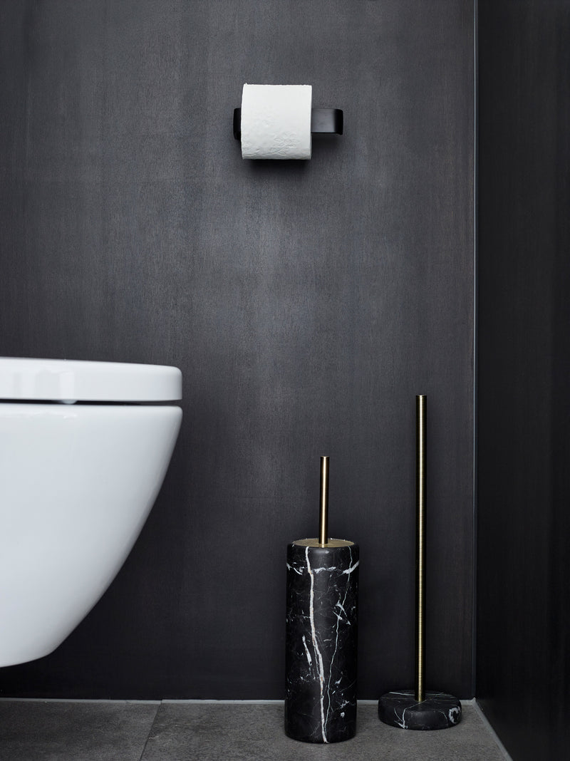 Aquanova Nero Spare Toilet Paper Holder - Black