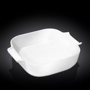 Wilmax 25cm Square Baking Dish with Handles - White