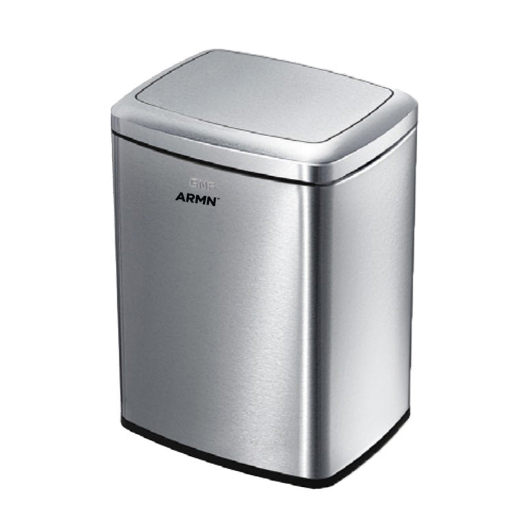 ARMN Roma 12L Waste Bin - Silver