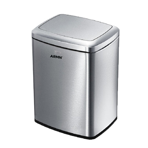 ARMN Roma 12L Waste Bin - Silver