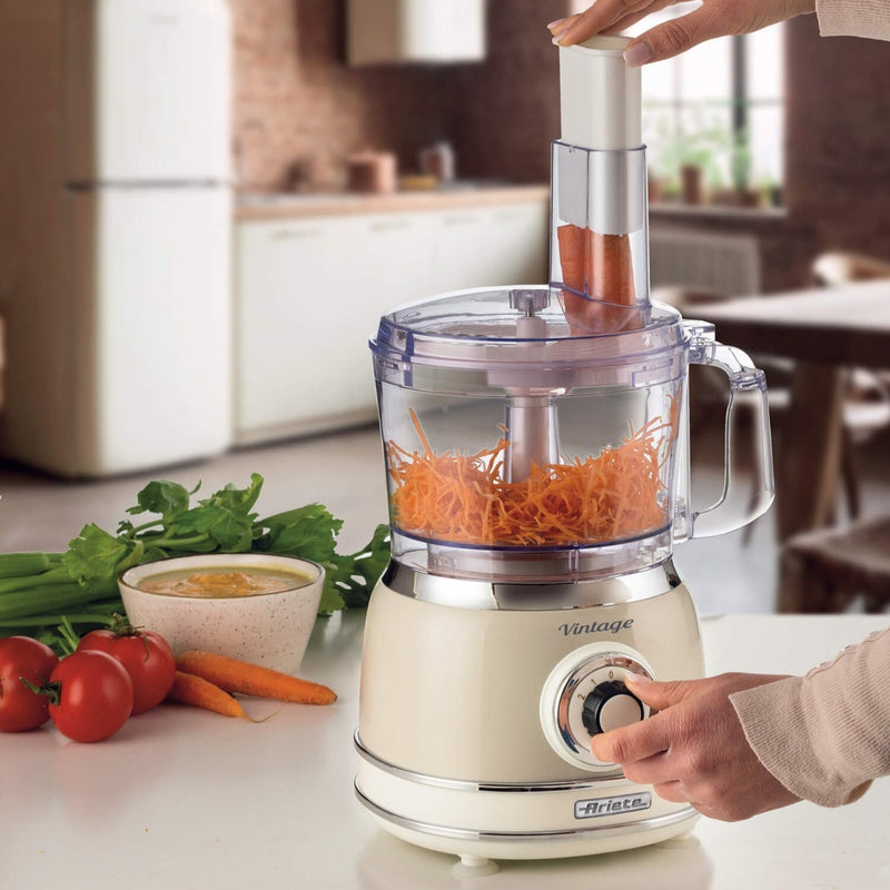 Ariete Vintage 1781 8 in 1 Food Processor - Beige