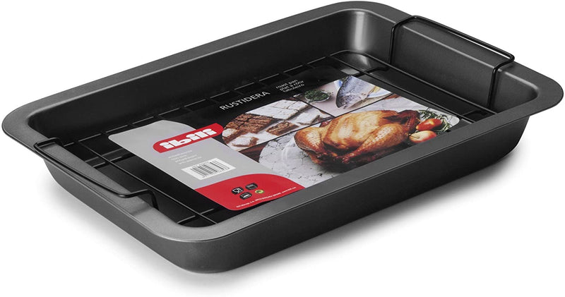 Ibili 37x27 cm Roast Pan with Grill