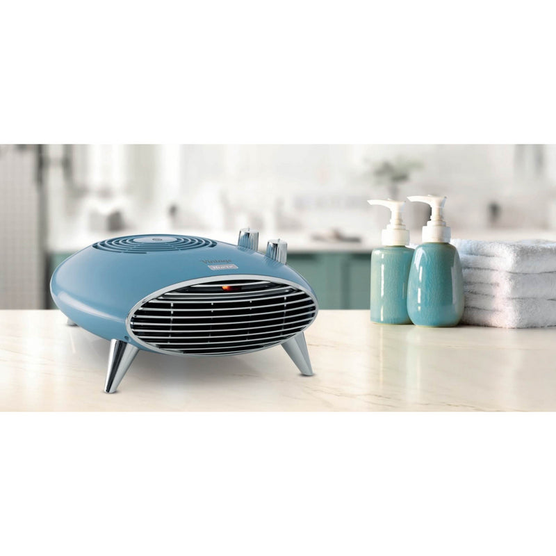Ariete Vintage 8211 Table Fan Heater - Blue