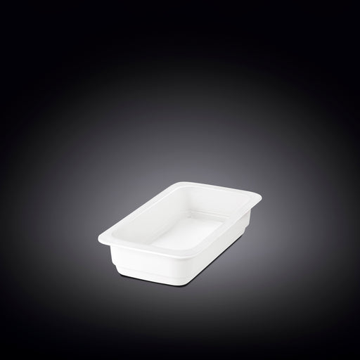 Wilmax Gastronorm 18*33cm Rectangular Dish - White
